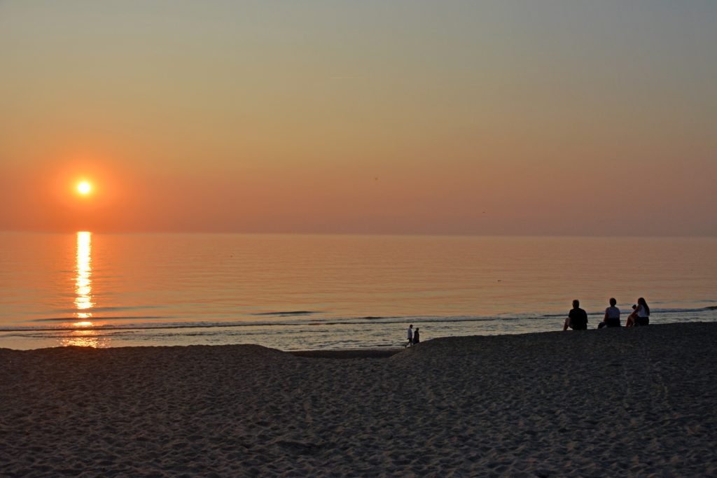 Solnedgang en flot august aften ved Vejlby Klit (25/8 2019)